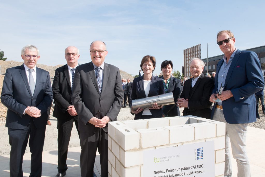 Laying of the foundation stone for CALEDO at TU Dortmund - Gerber ...